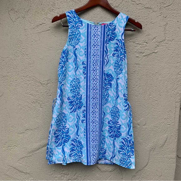 LILLY PULITZER Donna Romper Bennet Blue Out Of The Blue size 0 - Picture 6 of 16